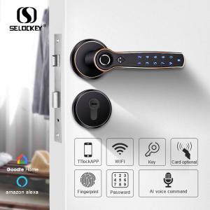 Pincode Fingerprint Door Locks