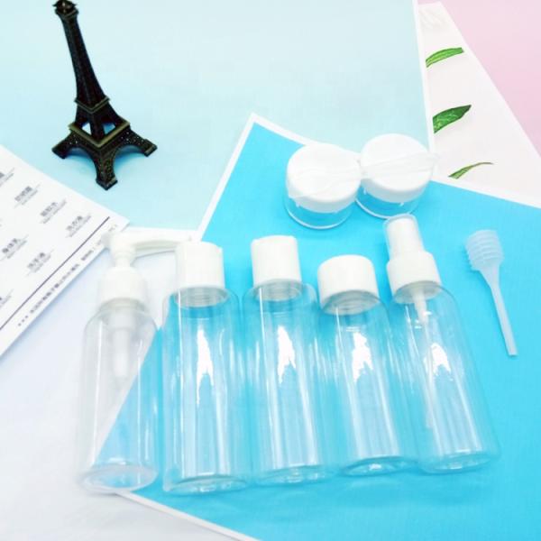 PET Mini Travel Bottle Set Customized Color Screen Printing Surface Handling