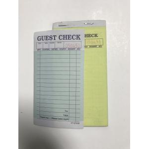 Buy cheap CT-G7000 Black Ink Printing US Guest Check with Customized Number of Lines product