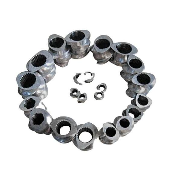 Twin Screw Extruder Segment Screw and Barrel For Plastic Machine