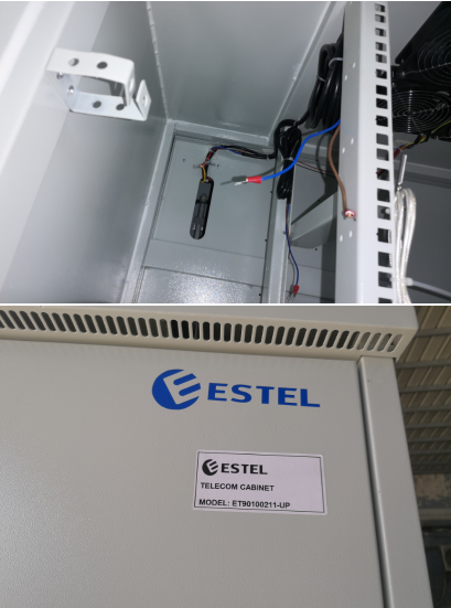 IP55 SGCC Outdoor Power Cabinet Front Back Access Theftproof Waterproof