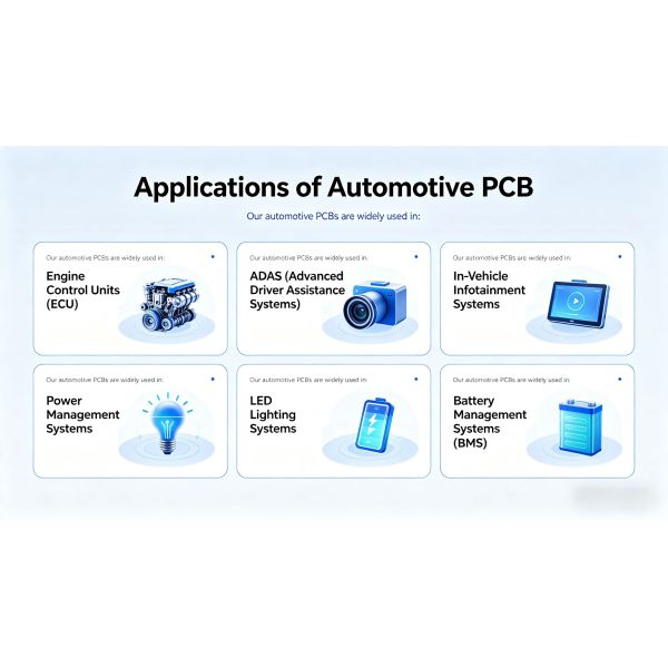 Custom Automotive PCBA with High TG Materials Multilayer Structure