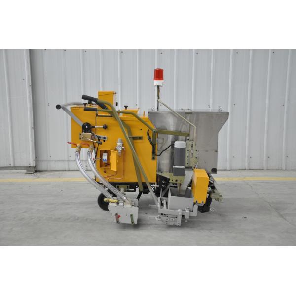 Two Component Road Marking Machine in operation