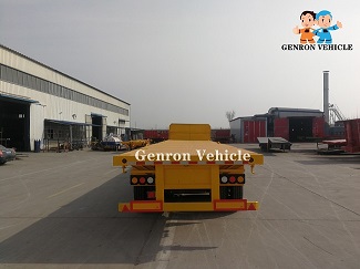 3 Axles 45 Tons Transport Container Semi Trailer Flatbed Semi Trailer