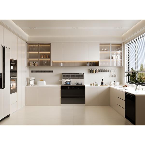 Customized MDF MFC Chipboard Cabinet Set Modular Kitchen Cabinetry