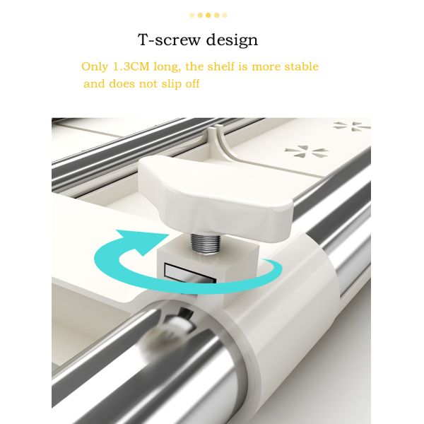 Retractable Expandable Move Free ABS Plastic Containers Panel Bathroom & Kitchen Multifunction Shelf Under Sink Organizer