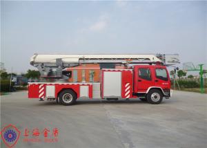 Buy cheap Isuzu Chassis Stainless Steel Aerial Ladder Platform Fire Truck 30m Height product