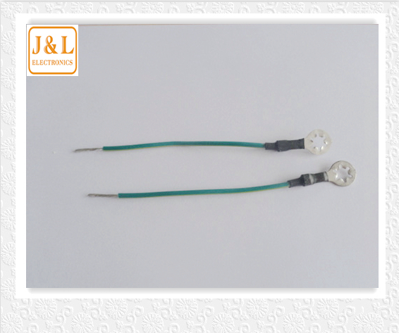 Wire harness UL1569#18 green note yellow + 4.3 plum blossom end