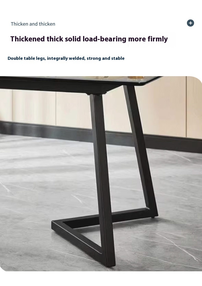 Iron Stool Legs Metal Square Frame Bar Table Feet Support Corner Computer Desk Table Legs