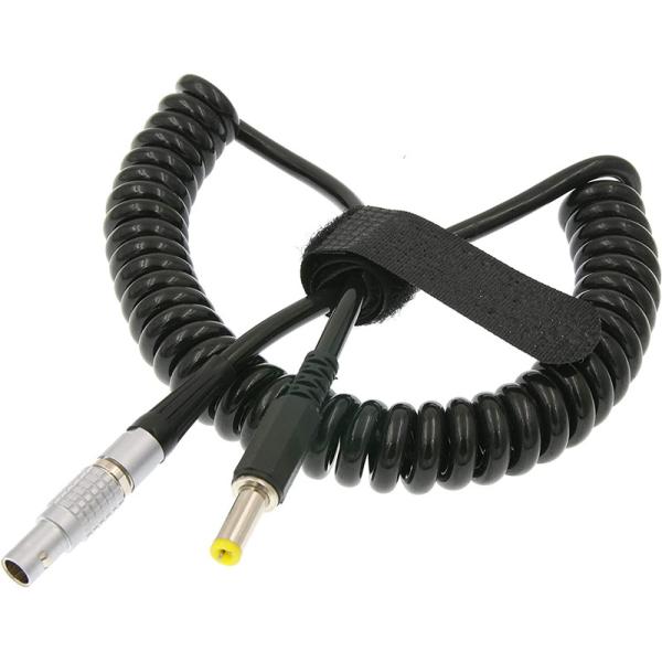 Extension 2 Pin Lemo To DC 2.5mm Cable Right Angle For Camera Power