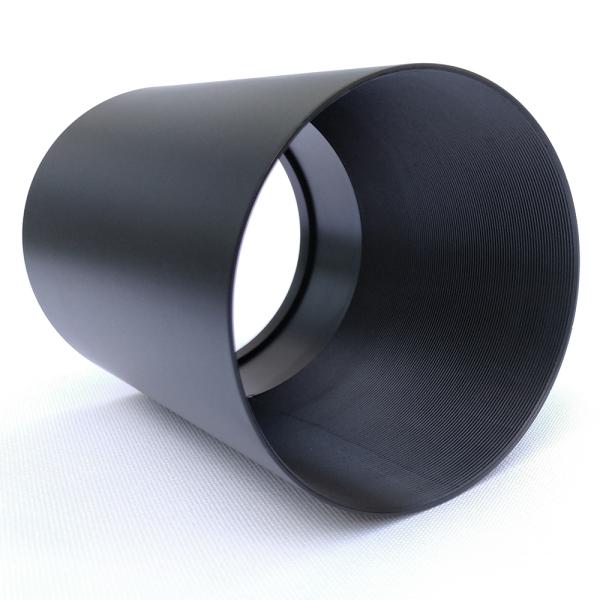 Matte Black Telescope Tripod Accessories , Aluminum Alloy 56mm Scope Sunshade