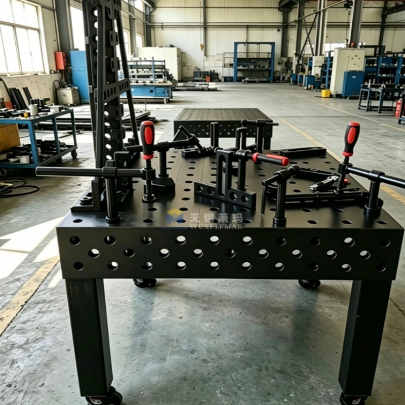 Precision Machined D28 Welding Fixture Table 4x8