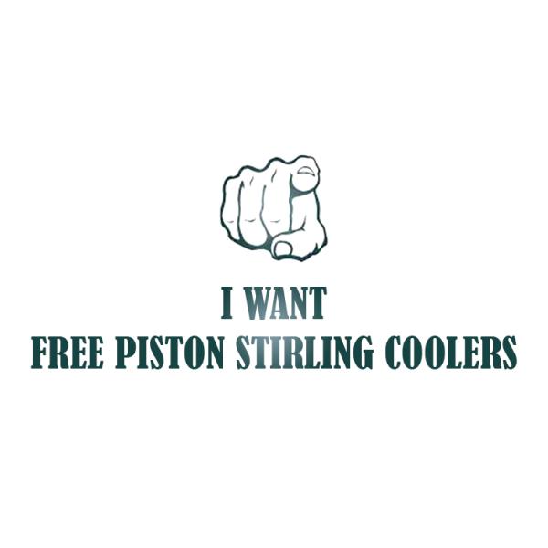 Deep Cooling -130C Minus Temperature Range Free Piston Stirling Cooler Net Weight 2.5KG