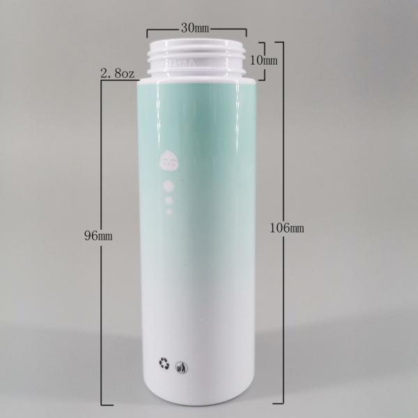 Polycarbonate 30mm Cylinder 80ml Foaming Soap Bottle