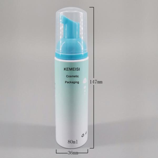 Polycarbonate 30mm Cylinder 80ml Foaming Soap Bottle