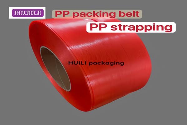High-speed PP packing belt 5mm PP strapping for automatic bow-frame strapping machines