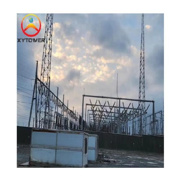 Buy cheap Galvanized Substation Steel Structure Power Transformer Substation Structures product