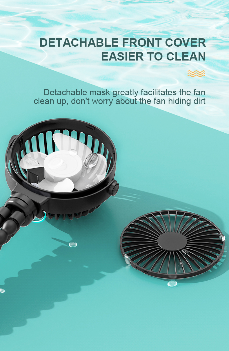 Multi Functional Wrappable RV Baby Carriage Custom Color Available Design Portable Octopus Fan
