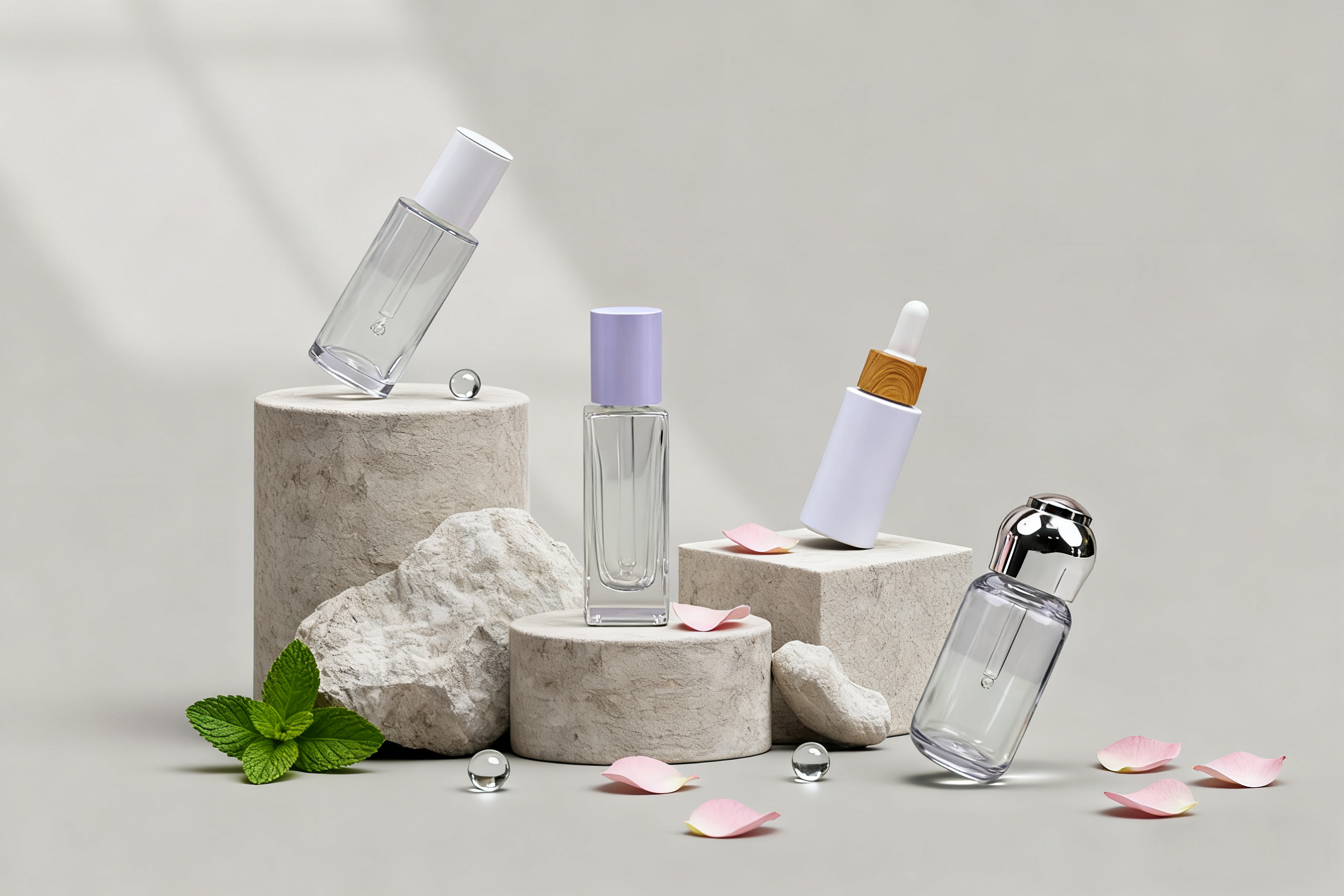 20ml Creative Luxury Refillable Dropper Bottle for Essential Oils and Perfumes