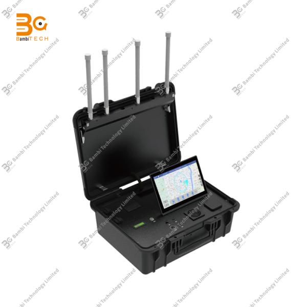 10km Portable Briefcase UAV GIS Map Data UAV Detector with DJI Mavic Air Mini FPV Avata Series