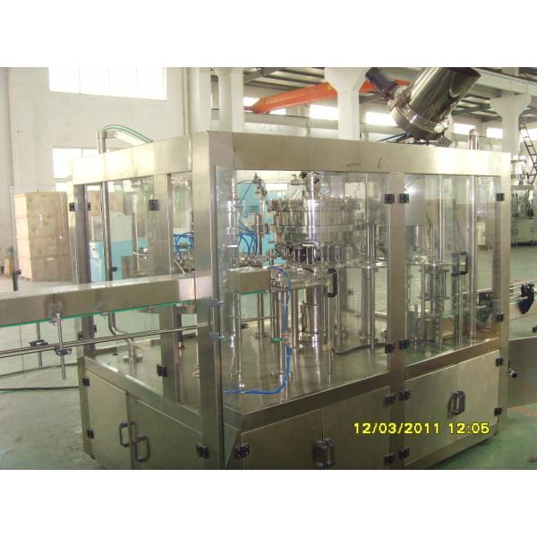 Automatic Sparkling Wine / Water Filling Machine With 6000BPH , Sparkling Water Machine