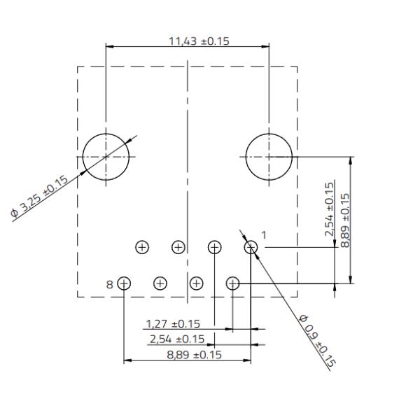Vertical THT Modular Jack 615008138021 Unshielded WR-MJ Series