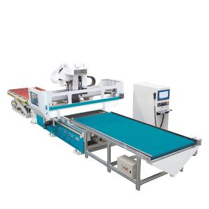 Production Line CNC Router Wood Working Automatic Loading And Unloading Nesting