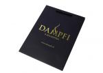Golden Foil Stamping Logo Printed Paper Bags Matt Lamination Surface With