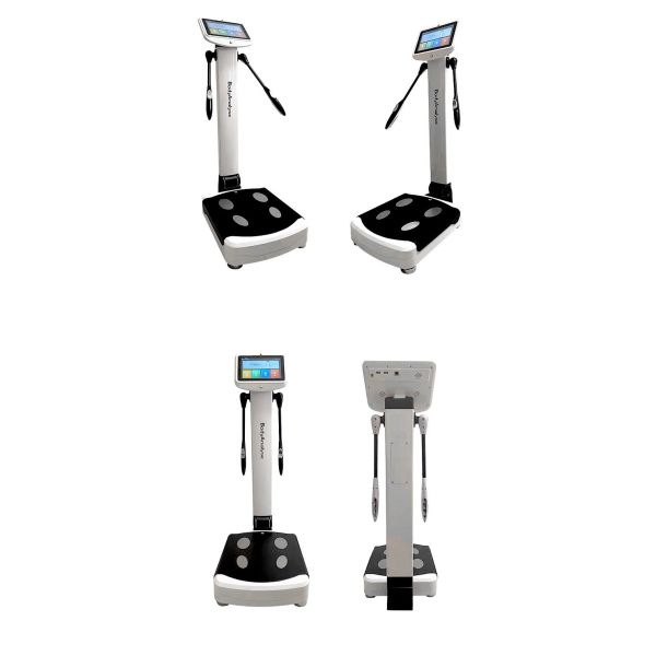 Hand Foot Electrodes 8 Point Multi Language QR Code Sharing Body Analyzer Machine