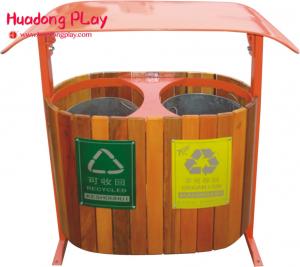 Buy cheap Classification Outdoor Trash Can for Park , outside commercial recycle trash cans with lids product