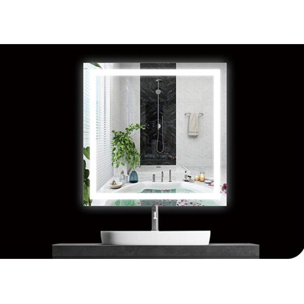 High Durability Make Up Mirrors Light Touch Mirror For Bathroom Irregular Decorative