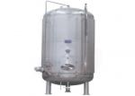 304 316 Stainless Steel Fermentation Tanks / Industrial Storage Tank For Fruit