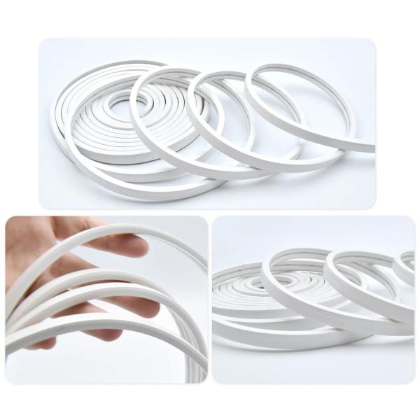 Flexible Neon LED Strip Light with Multicolor Separation Cuttable Flex Silicone Tube Silicone Sleeve Led Strip