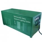 Green Rechargeable 6A 24V Industrial Lighting Fixture / Power Distribution Box