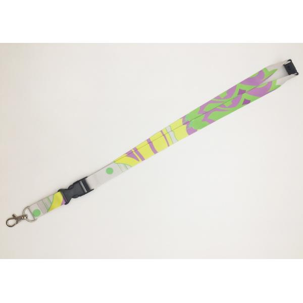 personalized polyester lanyards with Beautiful landscape with detachable buckle
