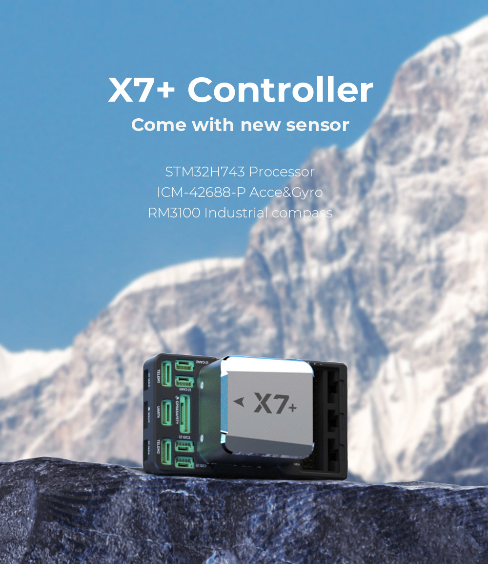 Original CUAV X7+ Drone Ardupilot Boat Flight Controller Open Source Marine Ardupilot for Agricultural Drones