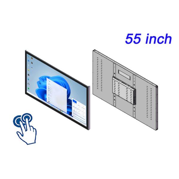 55-Inch Windows Touch Embedded Screen for Corporate Presentations, Digital Art Installations, Interactive Museum Exhibits, and High-End Video
