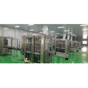 Precision Automatic Inline Filling Machine PLC Control Compact And Modular