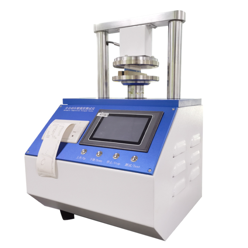 UP-6000 Crush Tester with 5000N Force Measuring Range, 7-inch Touch Screen, Complies with ISO and TAPPI Standards