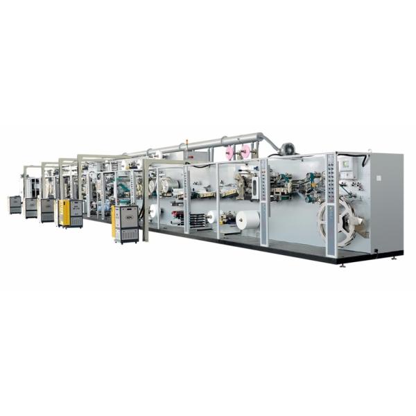 Full Servo Control Sanitary Napkin Pads Making Machine