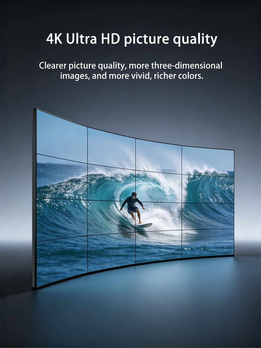 55" LCD Video Wall Splicing Screen 2x2 3x3 Matrix Controller Panel Commercial CCTV Monitor Control Room Display Factory