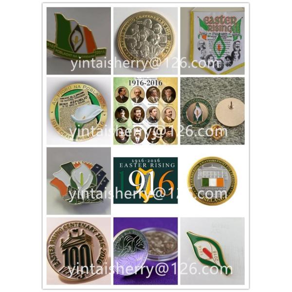 Easter rising 1916 souvenir coin, custom challenge coin,silver coin replica for sale