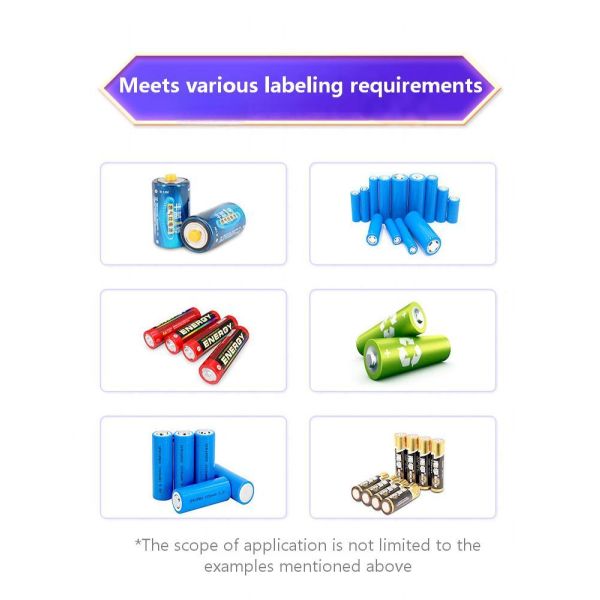 Customized production of fully automatic horizontal labeling machine, lithium battery labeling machine CH-305F, battery labeling heating shrinkage