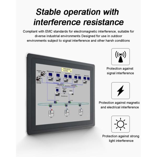 Aluminum Alloy case Ip65 Capacitive Touch Display Lcd Flat Screen Full hd Embedded Industrial Computer Customization