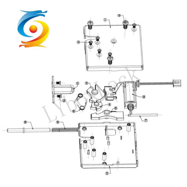 Electric Mini Magnetic Lock Solenoid Electromagnetic Parcel Lock