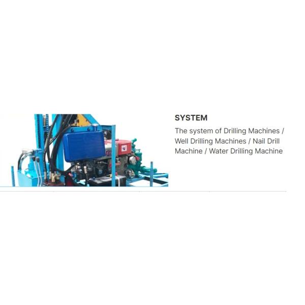 Little Easy Movement Tractor Borewell Drilling With Hydraulic System