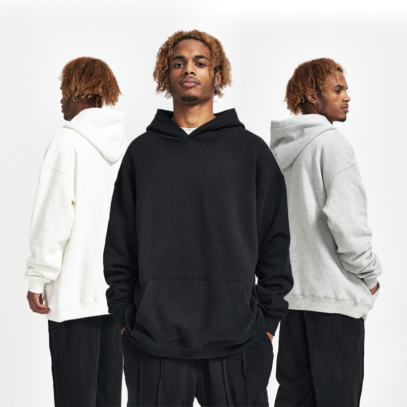 Buy cheap Oem Slim Fit Joggers 350g Supplier Pull Over Tracksuit Mens Pullover Hoody Heavy 85%Cotton Hoodie For Wholesale product