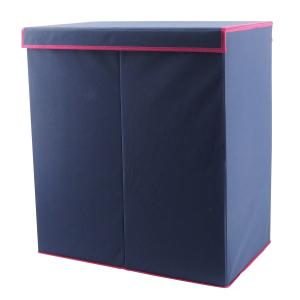 Buy cheap Non Woven Houseware Double Laundry Basket With Lid product