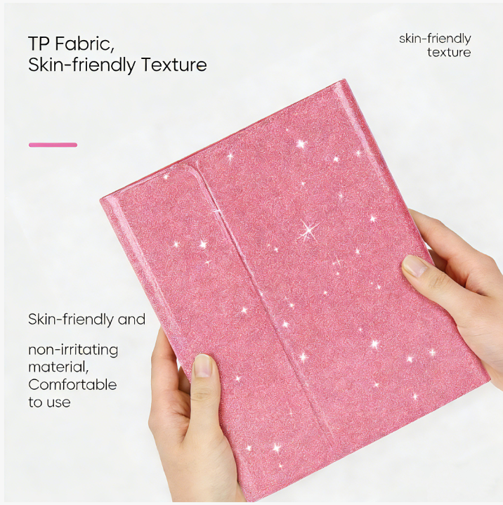 New Pink Glitter for Wireless Mechanical Keyboard Case for iPad 10/11 Generation 10.9/11 Inch Anti-Ghosting Ultra Thin