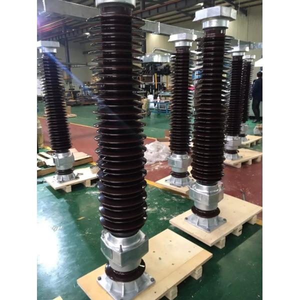 IEC60099 Standard Lightning Surge Arrester , 110kv Porcelain Lightning Arrester